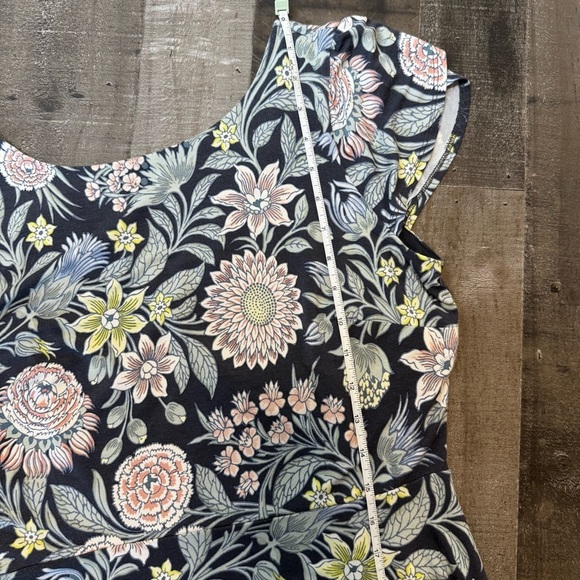 NWT LOFT Navy Floral Mini Dress MP - Picture 14 of 15